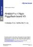 RH850/F1x-176pin PiggyBack board V3