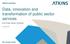 Data, innovation and transformation of public sector services