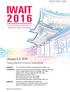 IWAIT January 6-8, Pukyong National University, Busan, Korea International Workshop on Advanced Image Technology