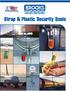 Strap & Plastic Security Seals