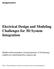 Electrical Design and Modeling Challenges for 3D System Integration