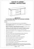 CANYON TV CABINET ASSEMBLY INSTRUCTIONS