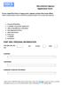 Recruitment Agency Application Form PART ONE- PERSONAL INFORMATION