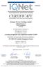 CERTIFICATE. Helmut Fischer Holding GmbH Industriestrasse Sindelfingen Germany. has implemented and maintains a.
