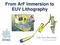 From ArF Immersion to EUV Lithography