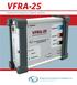 VFRA-25 transformer frequency response analyzer