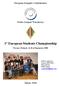 1 st European Students Championship
