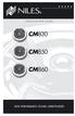 INSTALLATION GUIDE CM830 CM850 CM860 HIGH PERFORMANCE CEILING LOUDSPEAKERS
