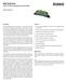 Data Sheet. AEDS-9240 Series 360/720 CPR Commutation Encoder Module. Features. Description. Applications