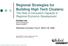 Regional Strategies for Building High Tech Clusters: The Role of Innovation Capacity in Regional Economic Development