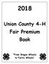 Union County 4-H Fair Premium Book