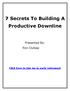 7 Secrets To Building A Productive Downline