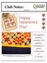 Club Notes: Happy Valentine s Day! The Sapphire Emperor contains 140 patterns, including 27 panos, a retail value of $