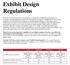 Exhibit Design Regulations