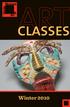 CONTENTS JEWELRY CHILDREN'S ART CLASSES TEEN WORKSHOPS GLASS GLASS FOR TEENS DRAWING + PAINTING METALS + SCULPTURE SERIOUS ABOUT GLASS REGISTRATION