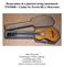 Restoration of a plucked string instrument TMTR08 Guitar by Perrin fils à Mirecourt