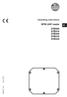 Operating instructions. RFID UHF reader DTE800 DTE810 DTE900 DTE910 DTE / / 2017