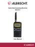 Hand Held Scanning Receiver AE 86 H