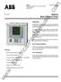 www. ElectricalPartManuals. com REM 543 Motor Protection Relay Application Pre-Configured Models Features Your Investment