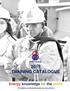 2017 TRAINING CATALOGUE. Energy knowledge for the world. For updates on scheduled courses see