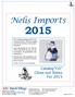 Nelis Imports. Catalog CO Close-out Items For 2015
