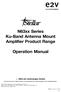N63xx Series Ku-Band Antenna Mount Amplifier Product Range