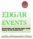 Edgar Events Researching and sharing Edgar family history No. 33, October 2009
