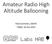 Amateur Radio High Altitude Ballooning. Hans Summers, G0UPL TIARA, 16-Oct-2015