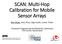 SCAN: Multi-Hop Calibration for Mobile Sensor Arrays