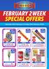 FEBRUARY 2WEEK SPECIAL OFFERS Saturday 10th February to Friday 23rd February 2018