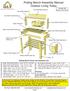 Potting Bench Assembly Manual Outdoor Living Today