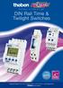 DIN Rail Time & Twilight Switches