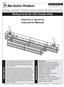 Sliding Porch Kit, 20ft Double Wide. Assembly & Operating. Instruction Manual. Specifications