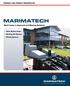 MARIMATECH. World leader in Approach and Mooring Solutions COMPANY AND PRODUCT PRESENTATION. Quick Release Hooks. Berthing Aid Systems