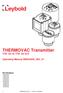 THERMOVAC Transmitter TTR 101 N, TTR 101 N S. Operating Manual _002_C1
