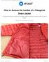 How to Access the Insides of a Patagonia Down Jacket