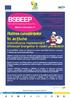 BSBEEP. Black Sea Buildings Energy Efficiency Plan. Intensificarea implementării Eficienței Energetice în clădiri prin BSBEEP