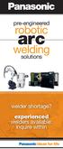 pre-engineered robotic arc welding solutions welder shortage? experienced welders available: inquire within
