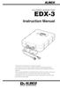 EDX-3. Instruction Manual HF AUTOMATIC ANTENNA TUNER