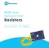 WDBR Series Application Note. Resistors. BI Technologies IRC Welwyn