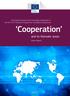 Cooperation. and its thematic areas. Main Report