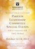 Parents Leadership Committee Special Events