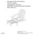 Adirondack Chair with Ottoman ITM./ART