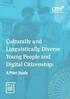 Culturally and Linguistically Diverse Young People and Digital Citizenship: