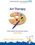 Art Therapy. Information for service users Easy Read. Shining a light on the future
