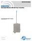 MM400C. Watertight Miniature UHF Belt-Pack Transmitter INSTRUCTION MANUAL. Featuring Digital Hybrid Wireless Technology (*US Patent 7,225,135)
