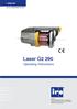 Laser G Operating Instructions. Ref. No /1232