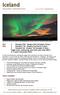 A spectacular showing of the Northern Lights photographed on a previous winter tour to Iceland Iceland Naturalist