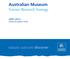 Australian Museum Science Research Strategy (UPDATED MARCH 2010)