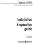 Installation & operation guide
